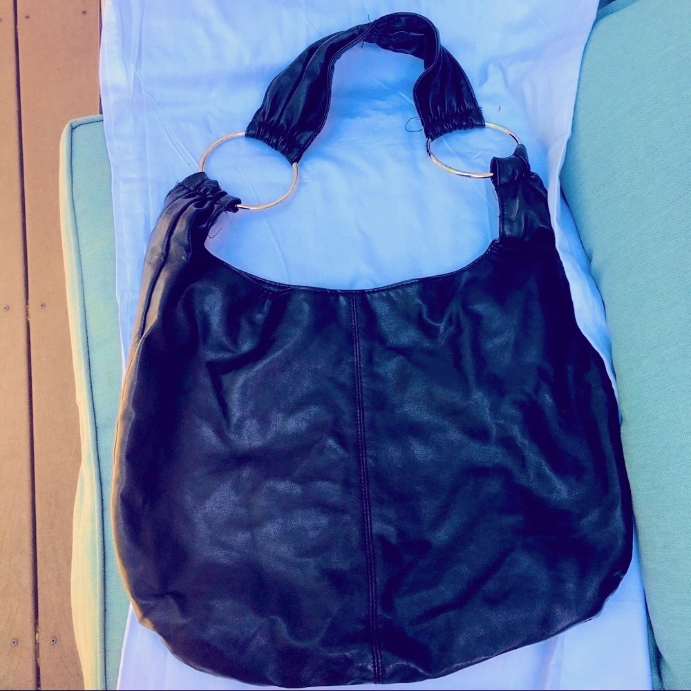 Purse vegan leather brown. Gently used.